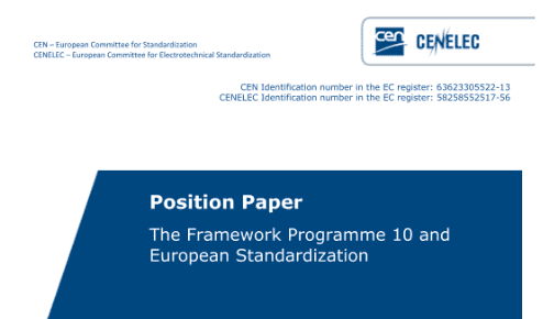 CEN and CENELEC FP10